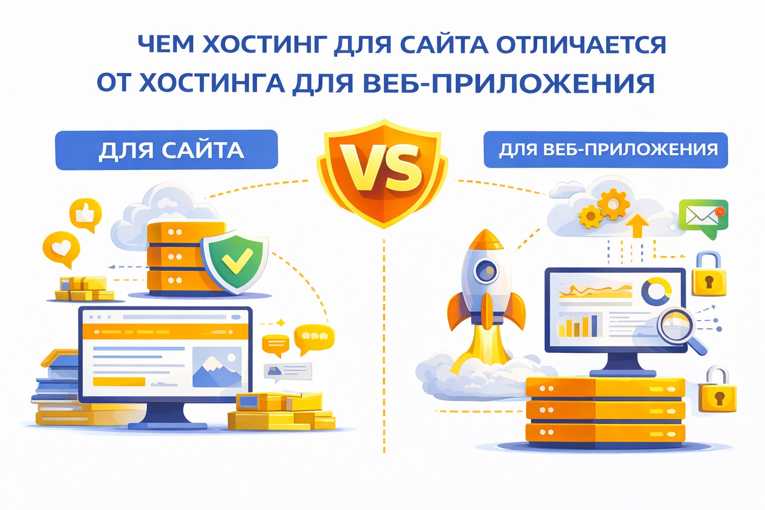 Хостинг для сайта и хостинг для веб-приложения: в чем разница и почему это важно