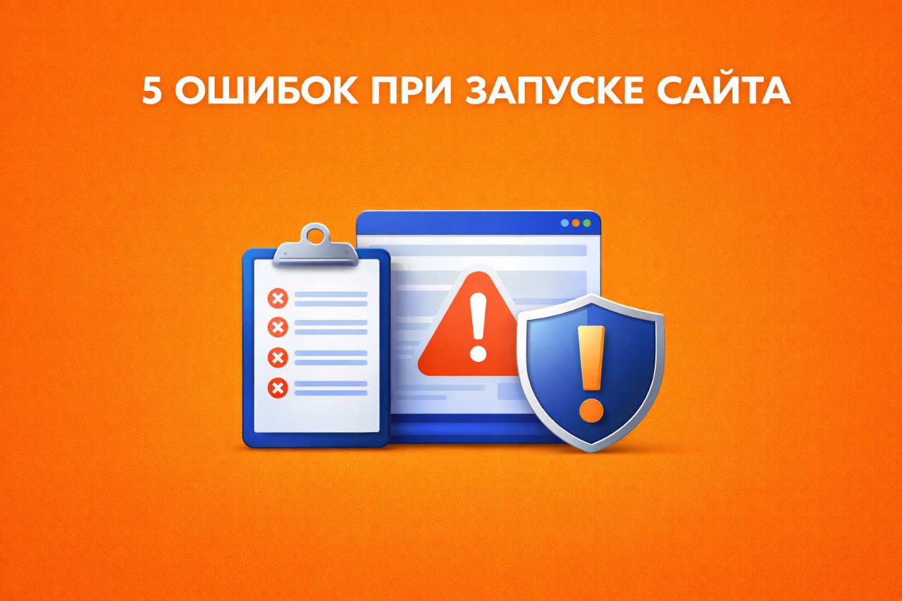 5 ошибок при запуске сайта, которые стоят денег и репутации